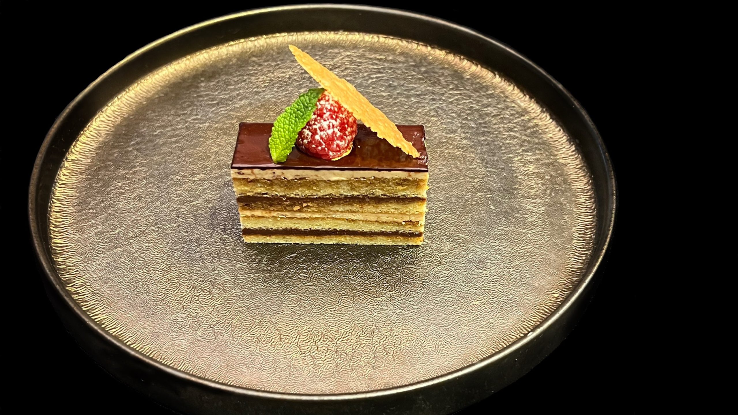 UKA Winter Holiday Menu | Chocolate and Coffee Opera Cake